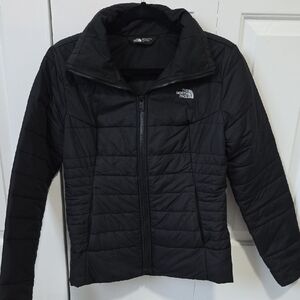 The North Face Black Puffer Jacket Lightweight Quilted Design